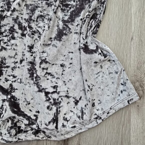 American Eagle Outfitters crushed velvet gray boho strappy tank top shirt WMS XS - Picture 5 of 8